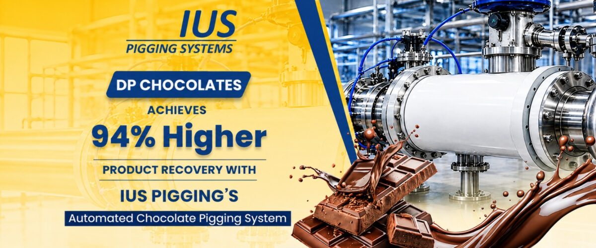 DP Chocolates Achieves 94% Higher Product Recovery with IUS Pigging’s Automated Chocolate Pigging System