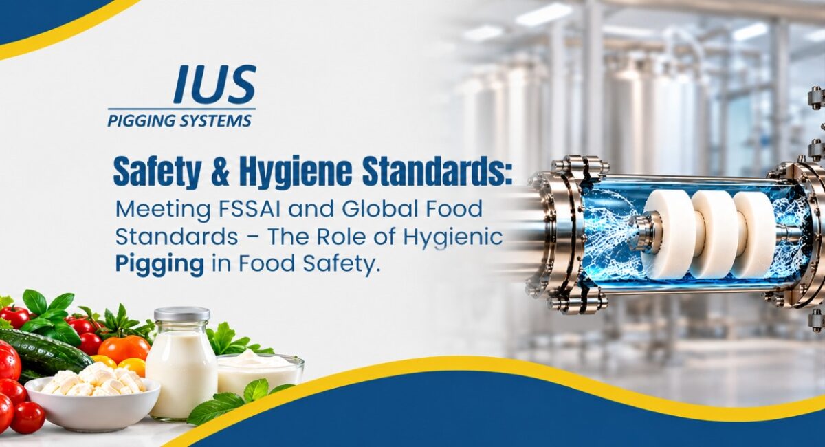 Safety & Hygiene Standards: Meeting FSSAI and Global Food Standards – The Role of Hygienic Pigging in Food Safety